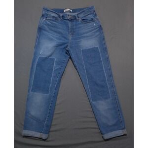 Signature by Levi Strauss Womens Size 10 W30 Heritage Boyfriend Jeans Cuffed